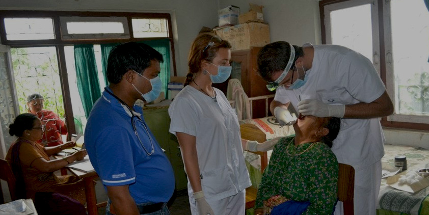 Dental Volunteers at a Community Hospital