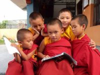 Monk Kids in the Pokhara Monastery