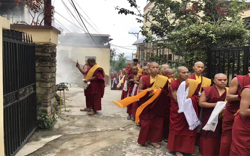 Buddhist Monks Nepal