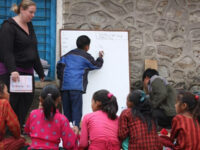 Teaching Children in a Rural Village