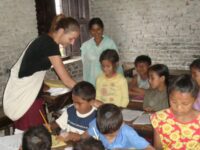 School in Rural Village