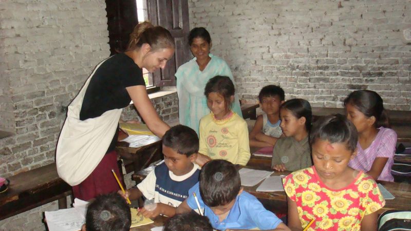 School in Rural Village