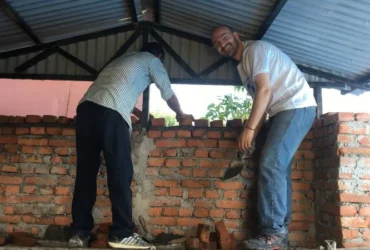 Volunteers Build Classroom for School Kids