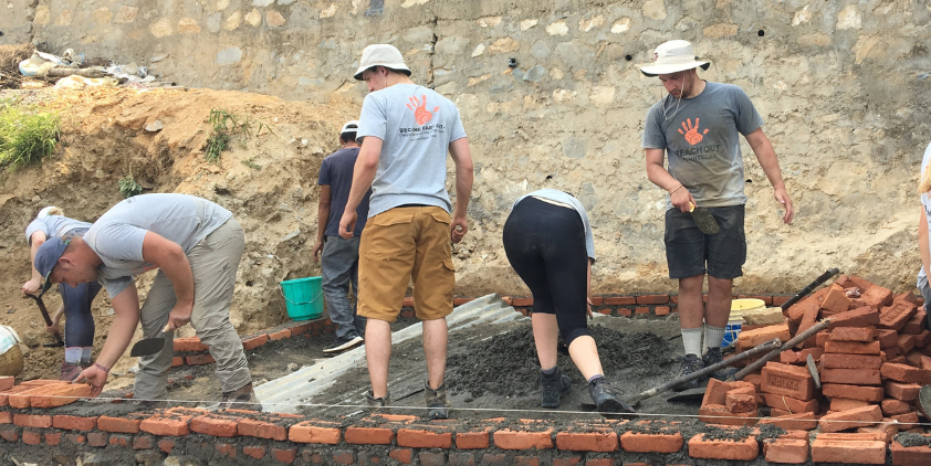 Building Schools in Nepal